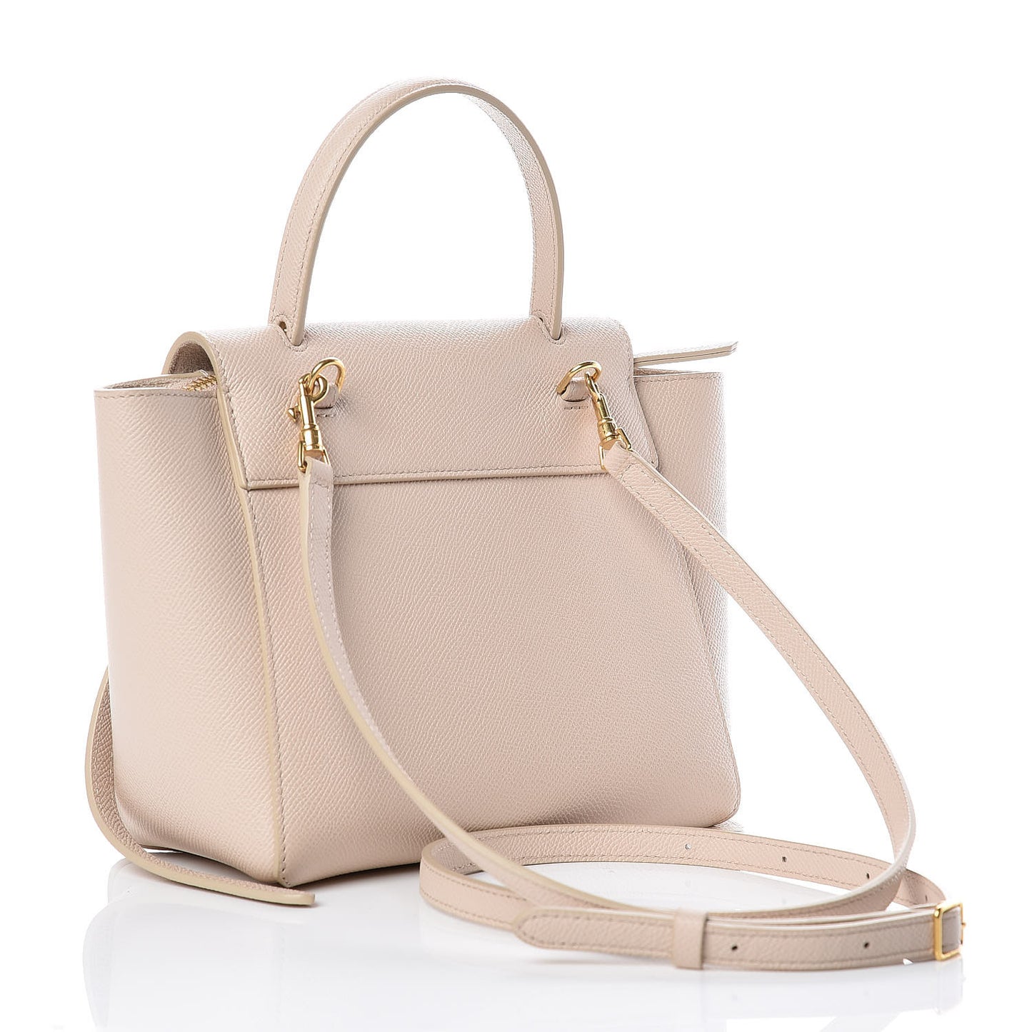 Grained Calfskin Nano Belt Bag Ballerina