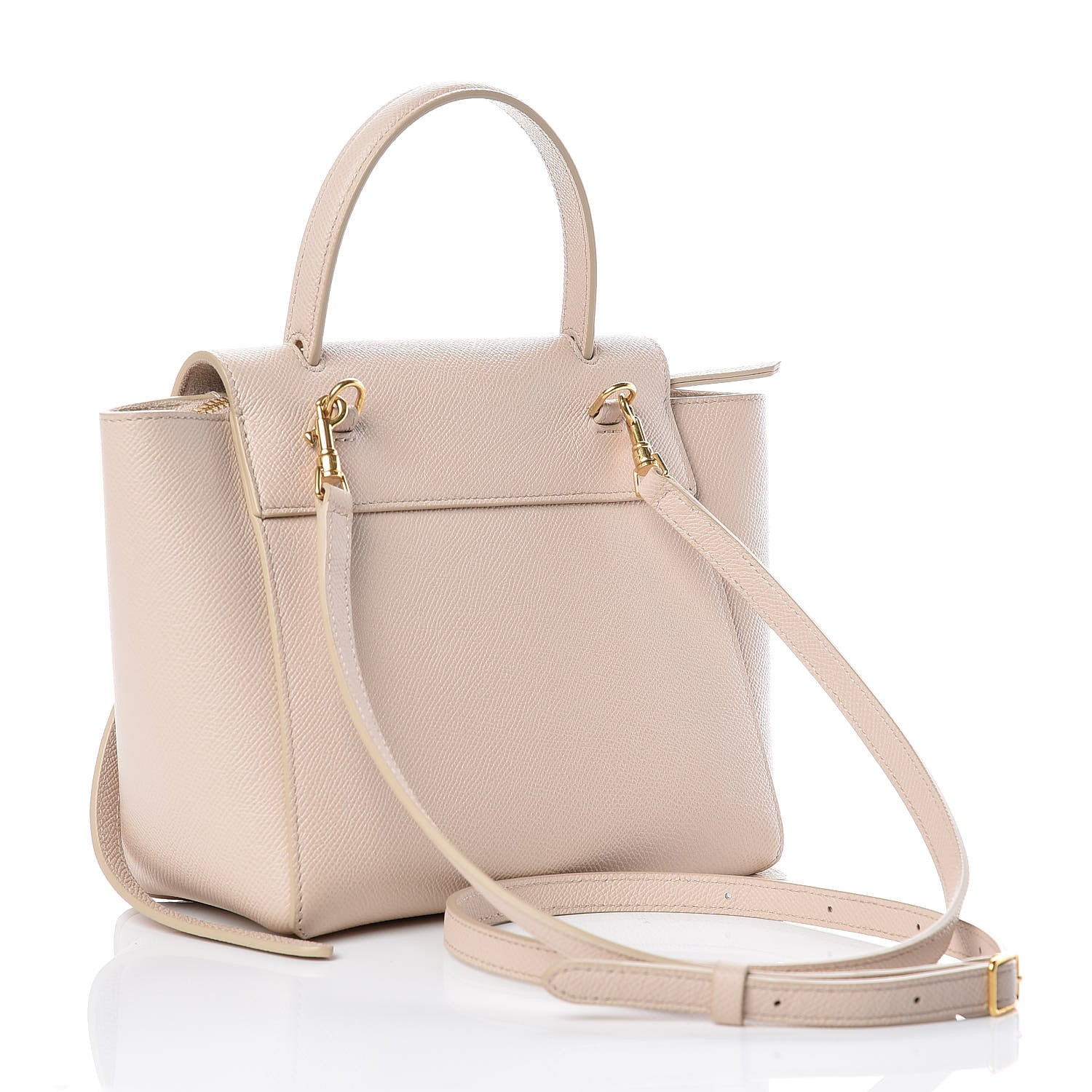Celine Grained Calfskin Nano Belt Bag Ballerina 4 of 12
