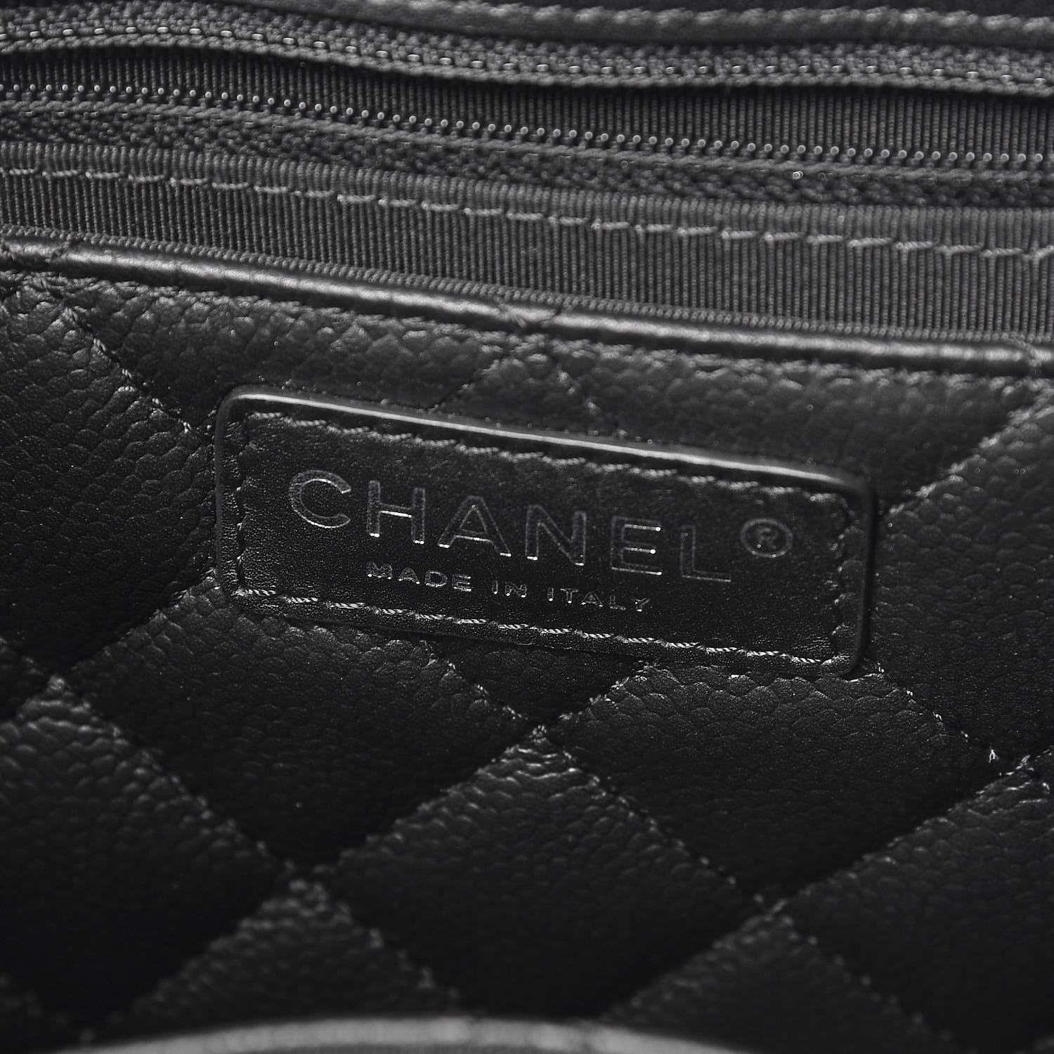 Chanel Caviar Quilted Small CC Box Shopping Tote Black 5 of 12