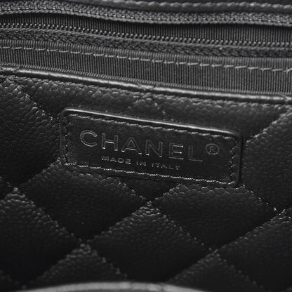 Chanel Caviar Quilted Small CC Box Shopping Tote Black 5 of 12