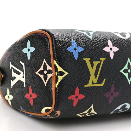 Louis Vuitton Monogram Multicolor Mini Sac HL Speedy Black 8 of 12