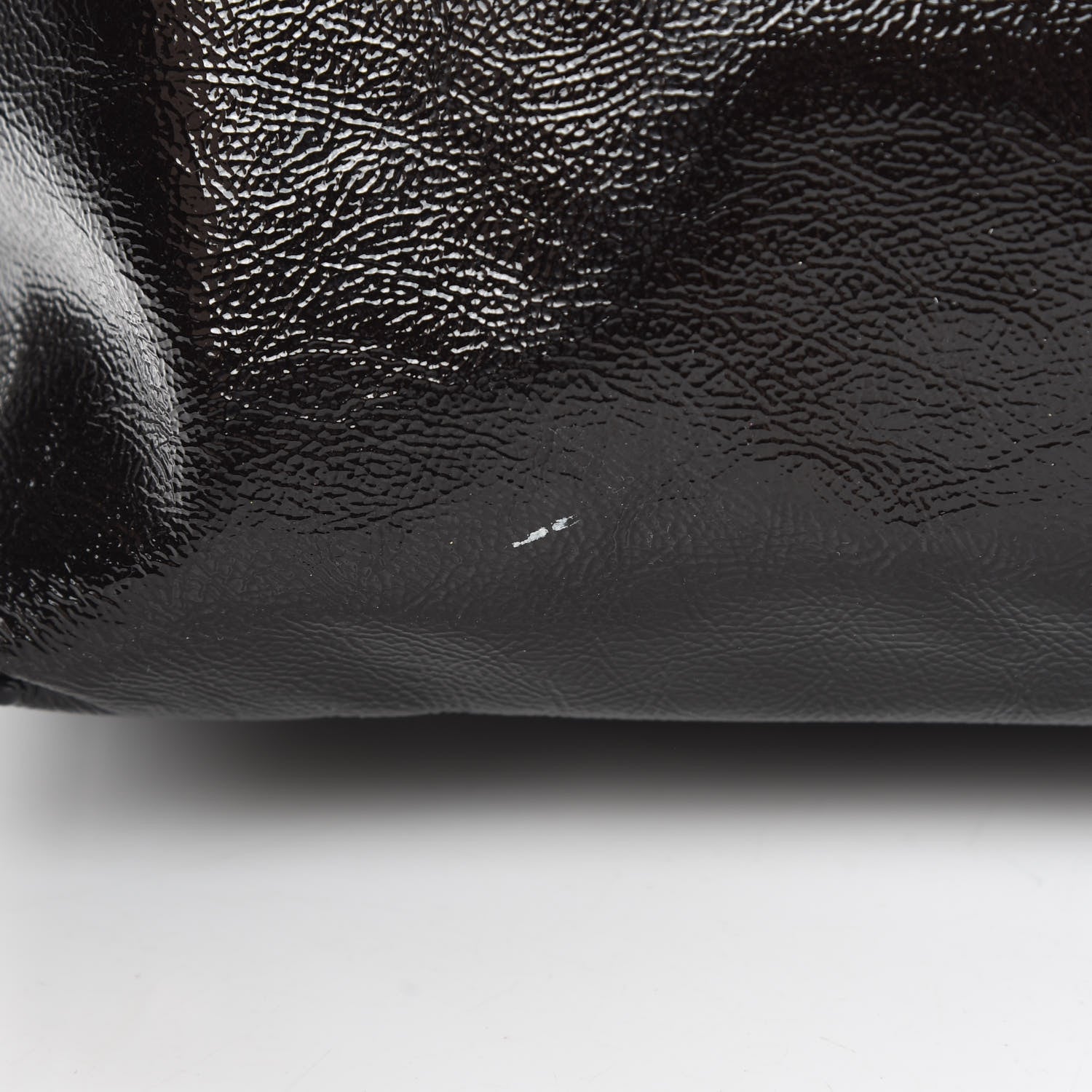 Saint Laurent Textured Patent Medium Easy Y Bag Brown 13 of 18
