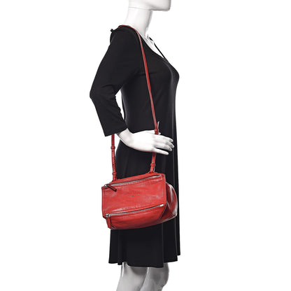 Givenchy Sugar Goatskin Mini Pandora Red 2 of 15
