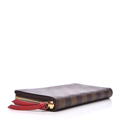Louis Vuitton Damier Ebene Clemence Wallet Cherry 4 of 8