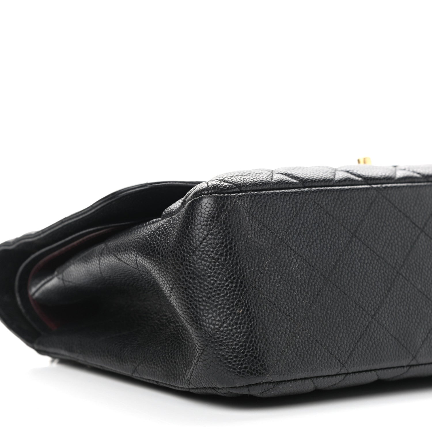 Chanel Caviar Quilted Jumbo Double Flap Black 10 of 12