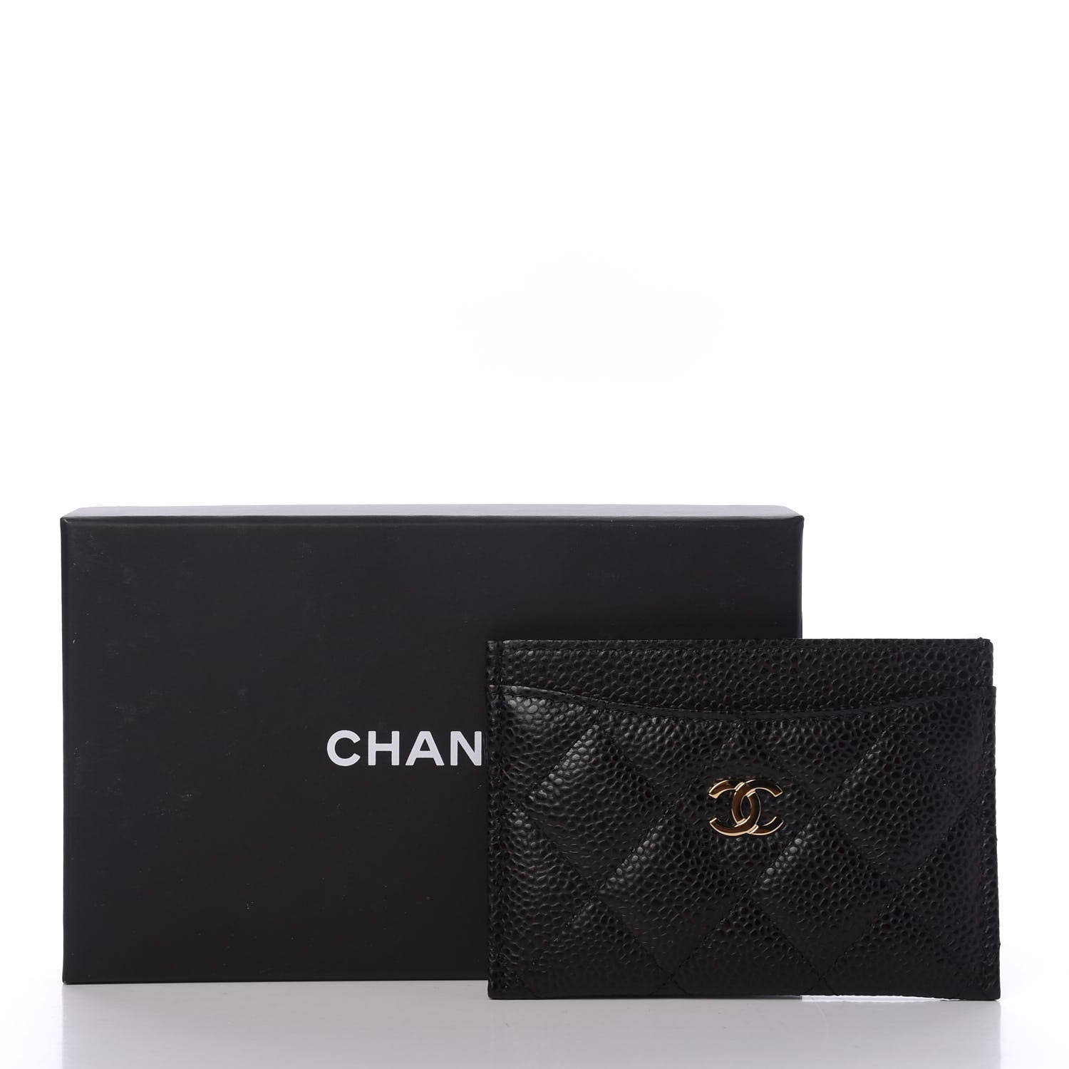 Chanel Caviar Quilted Card Holder Black 10 of 10