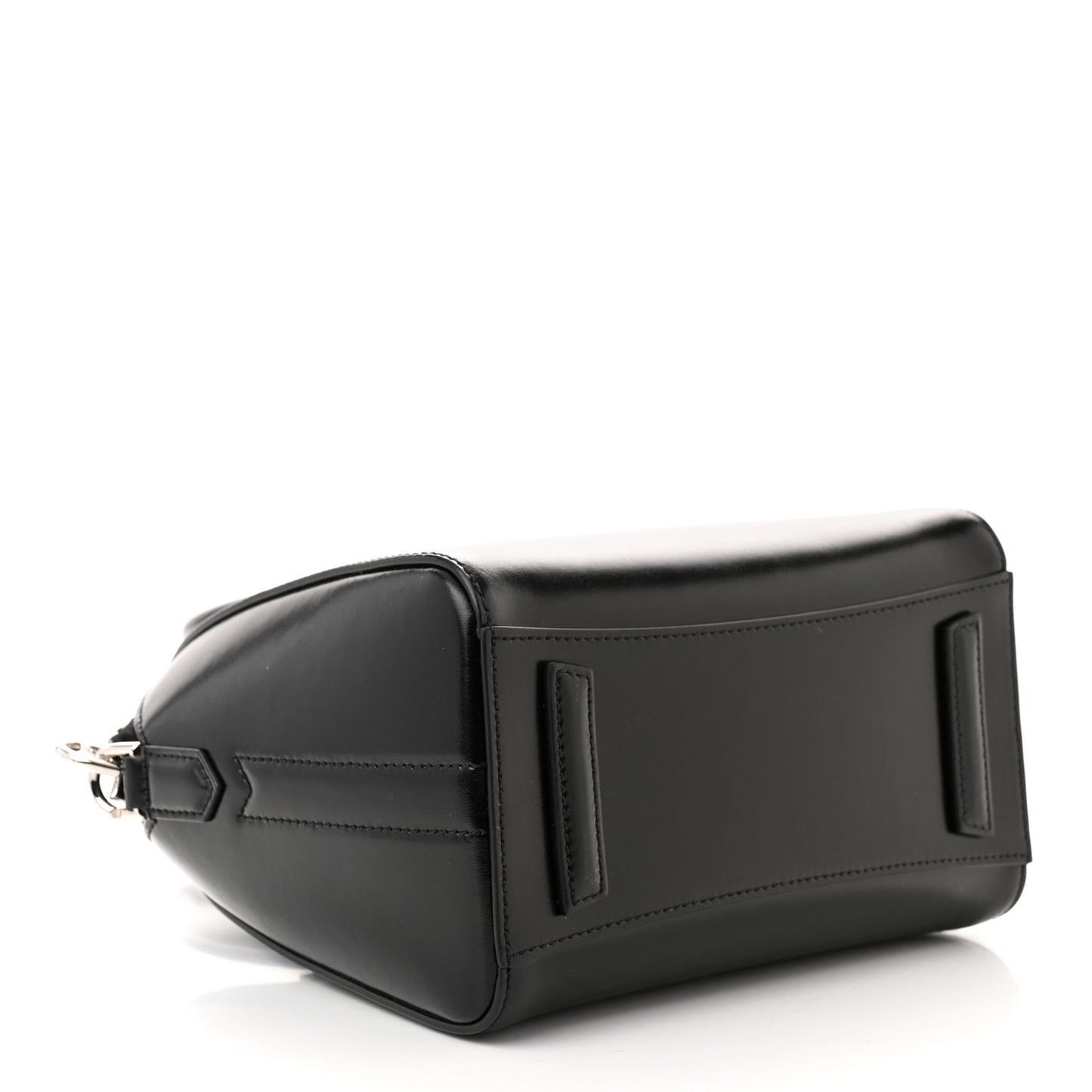 Shiny Lord Calfskin Mini Antigona Black