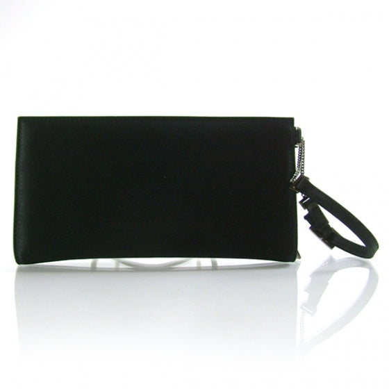 Nylon Wallet Clutch Wristlet Black