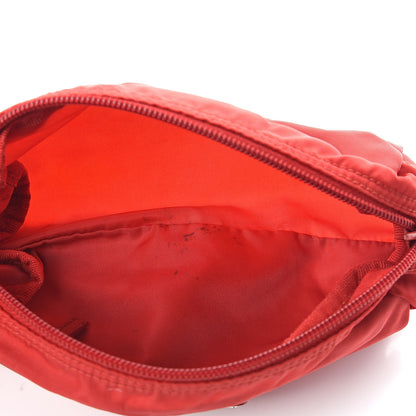 Prada Nylon Vela Cosmetic Pouch Rosso 5 of 9