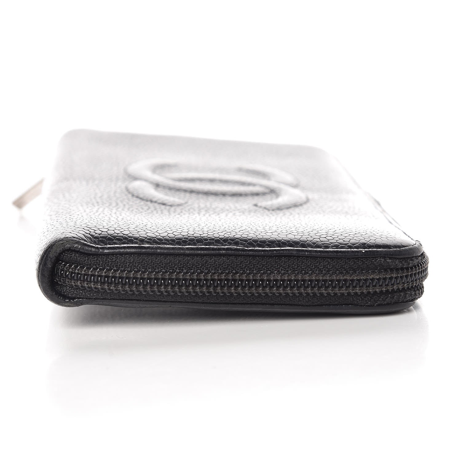 Chanel Caviar Timeless CC Zip Around Wallet Black 14 of 16