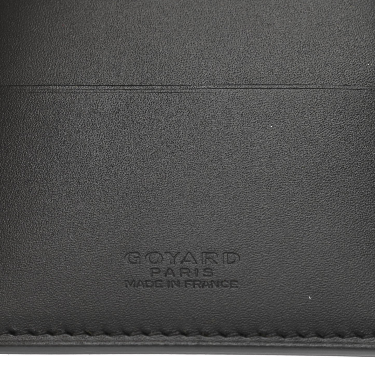 Goyardine Passport Wallet Black