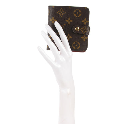 Louis Vuitton Monogram Compact Zippe Zipped Wallet 2 of 7