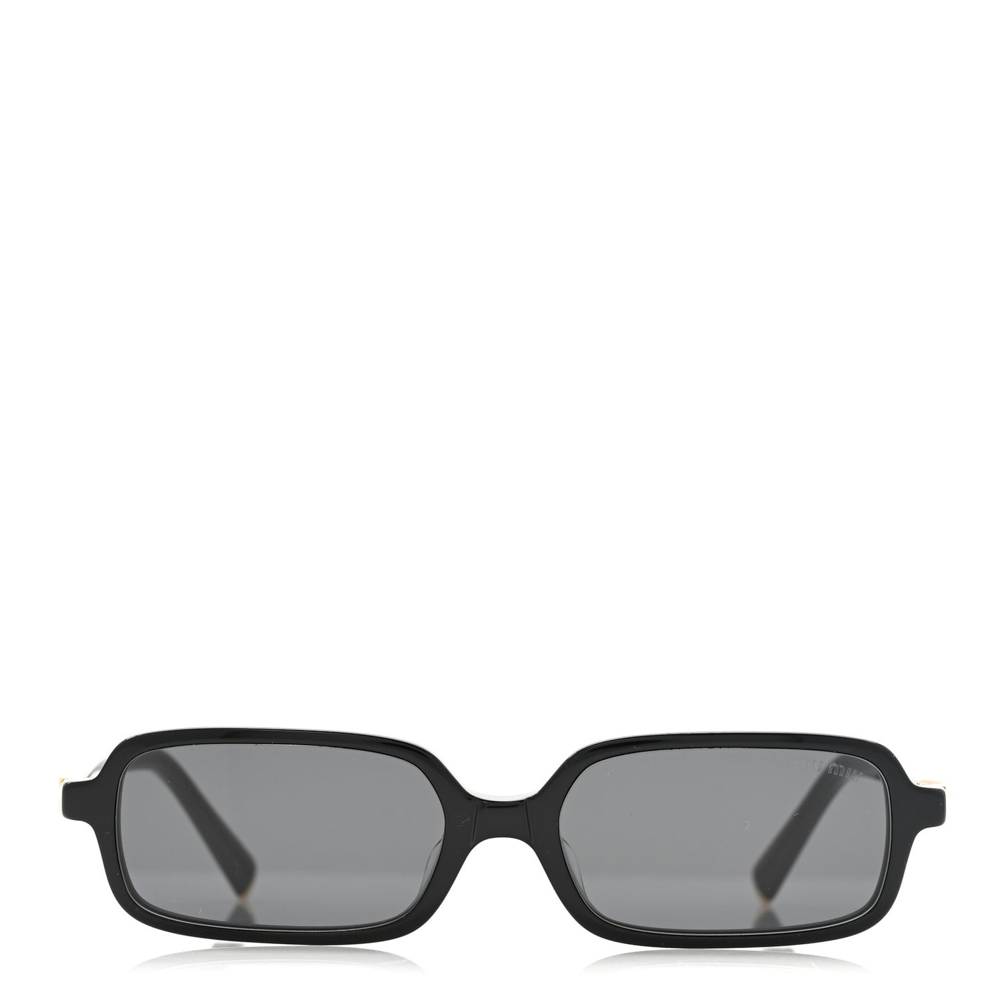 Acetate Rectangle Regard Sunglasses SMU11Z Black