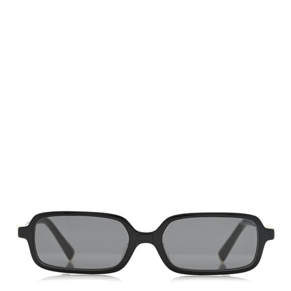 Miu Miu Acetate Rectangle Regard Sunglasses SMU11Z Black 2 of 8