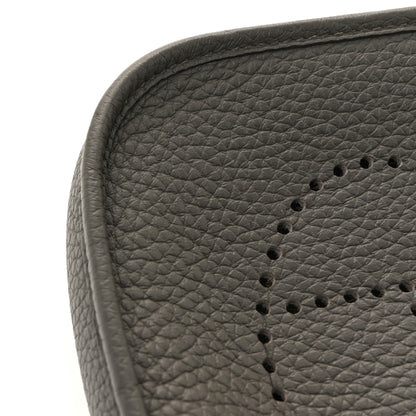 Hermes Taurillon Clemence Evelyne TPM Gris Meyer 14 of 17