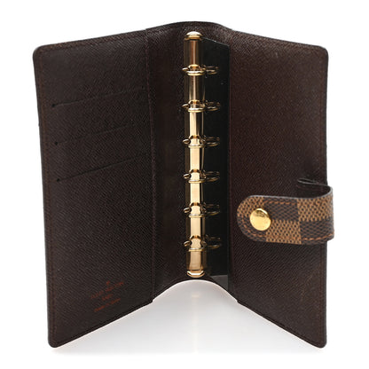 Louis Vuitton Damier Ebene Small Ring Agenda Cover 5 of 6