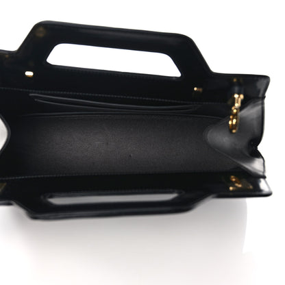 Salvatore Ferragamo Brushed Off Calfskin Wanda Top Handle Bag Black 5 of 8