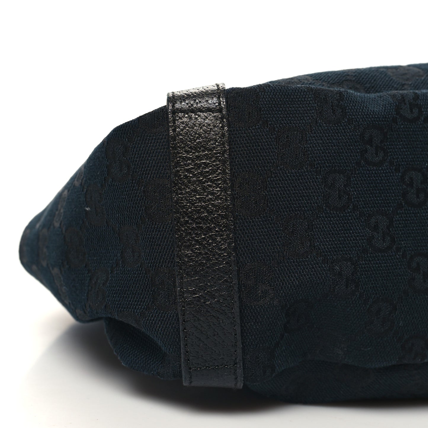 Monogram Medium Abbey Shoulder Bag Black