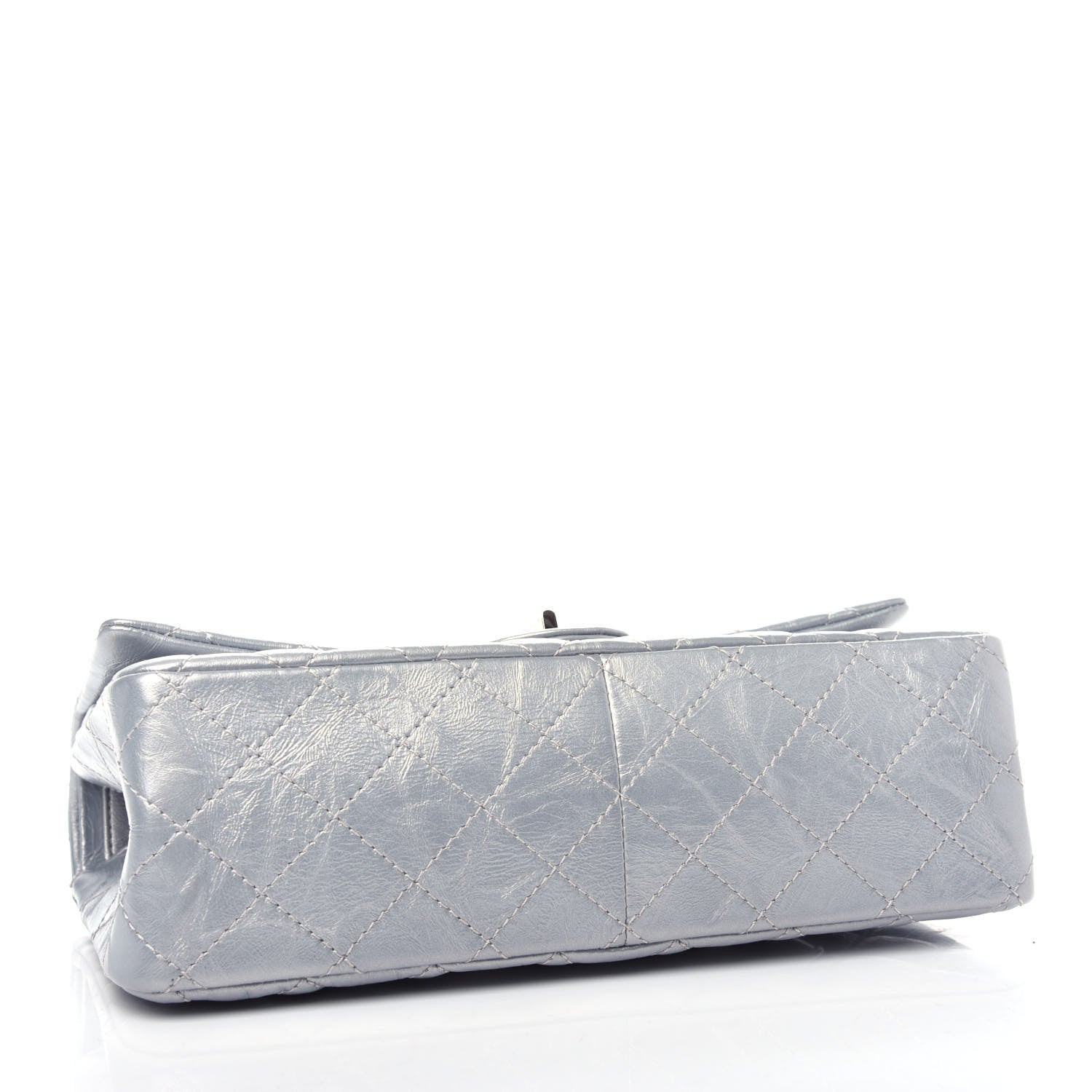 Chanel Metallic Aged Calfskin Quilted 2.55 Reissue 226 Flap Silver 4 of 11