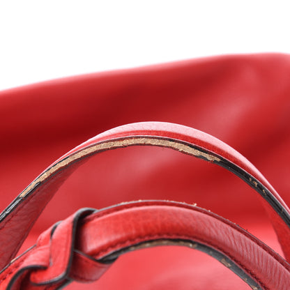 Gucci Pebbled Calfskin Medium Soho Shoulder Bag Red 10 of 12