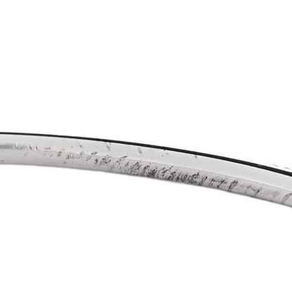 Tiffany 18K White Gold Diamond Metro Pave Bangle Bracelet 4 of 4