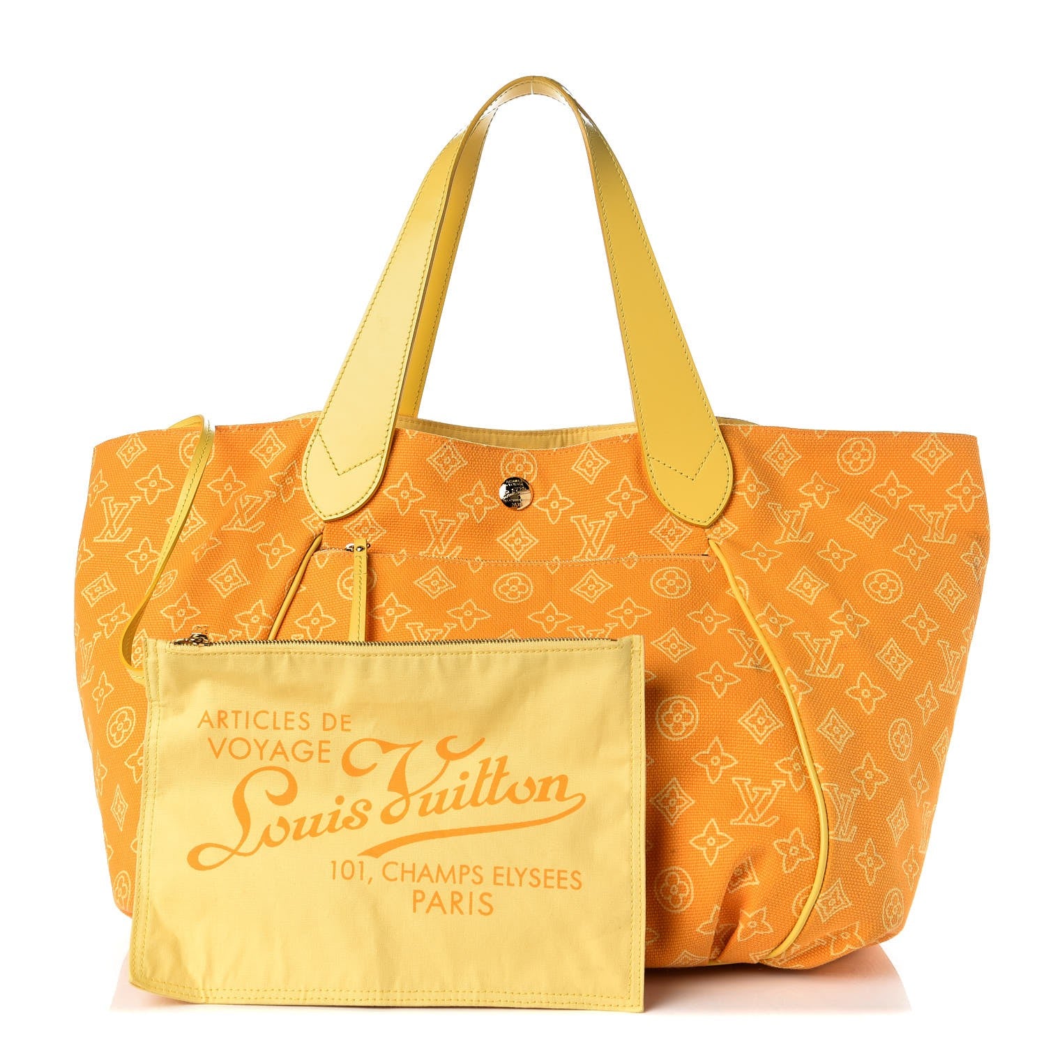 Louis Vuitton Cabas Ipanema GM Yellow 1 of 18