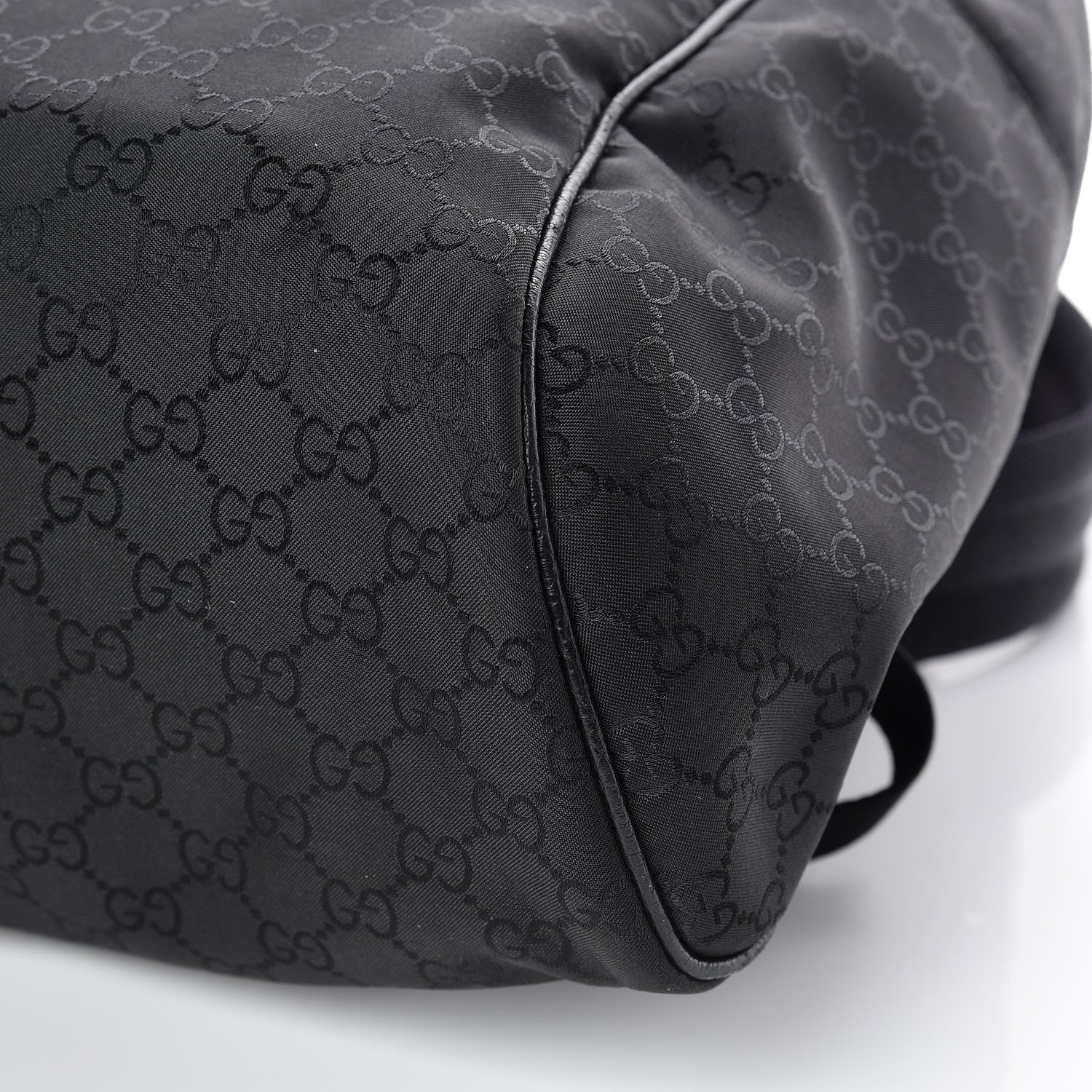 Gucci Nylon Monogram Slim Backpack Black 6 of 11