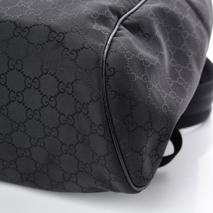 Gucci Nylon Monogram Slim Backpack Black 6 of 11