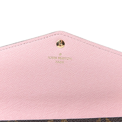 Louis Vuitton Monogram Sarah Wallet NM Rose Ballerine 5 of 6