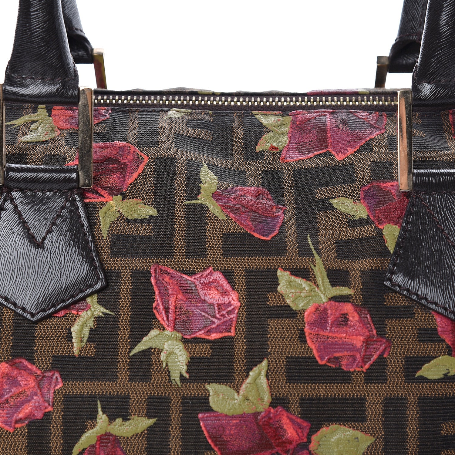 Fendi Zucca Rose Medium Chef Boston 10 of 15