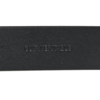Chanel Calfskin Lambskin CC Chain Belt 75 30 Black Gold 5 of 7