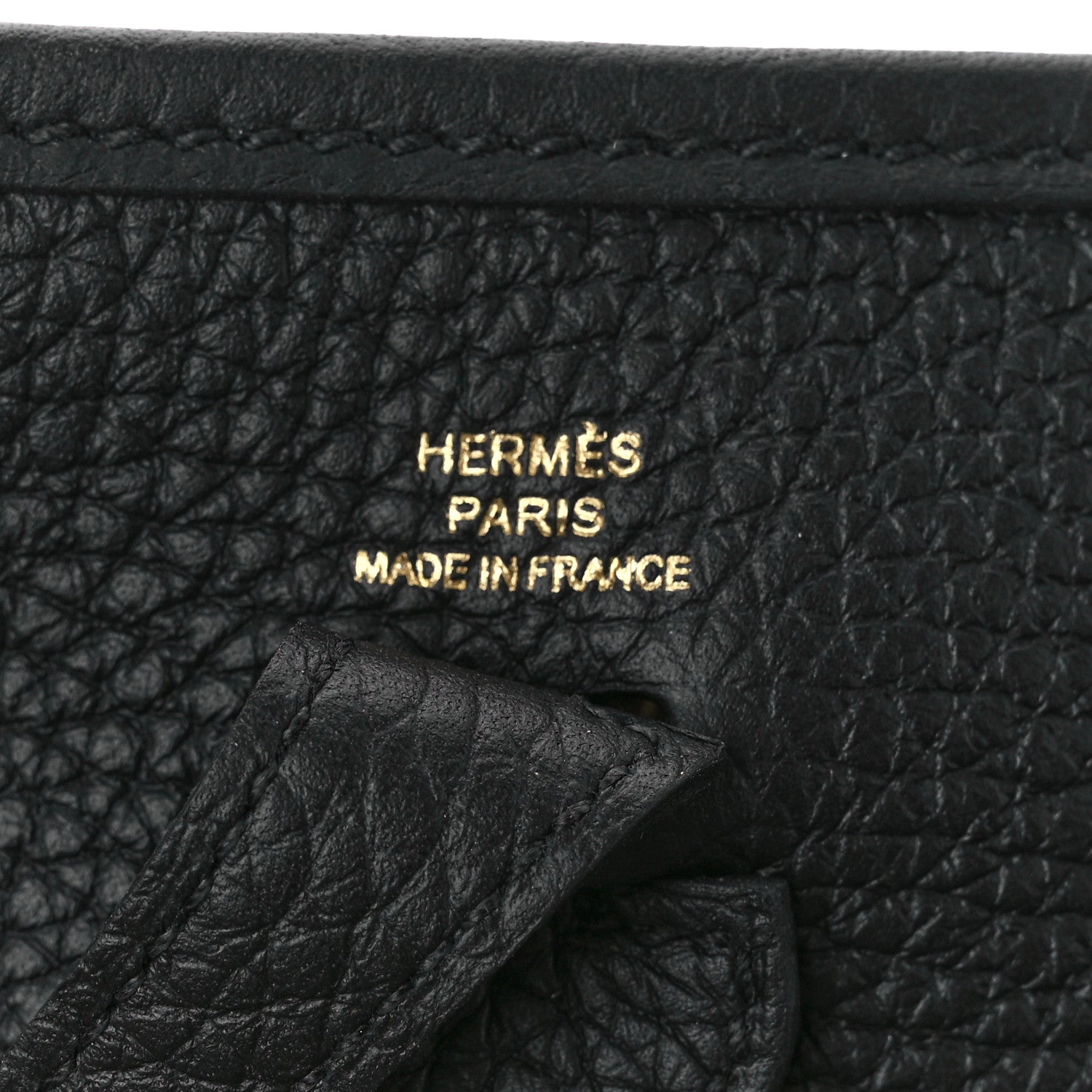 Hermes Taurillon Clemence Evelyne TPM Black 6 of 10
