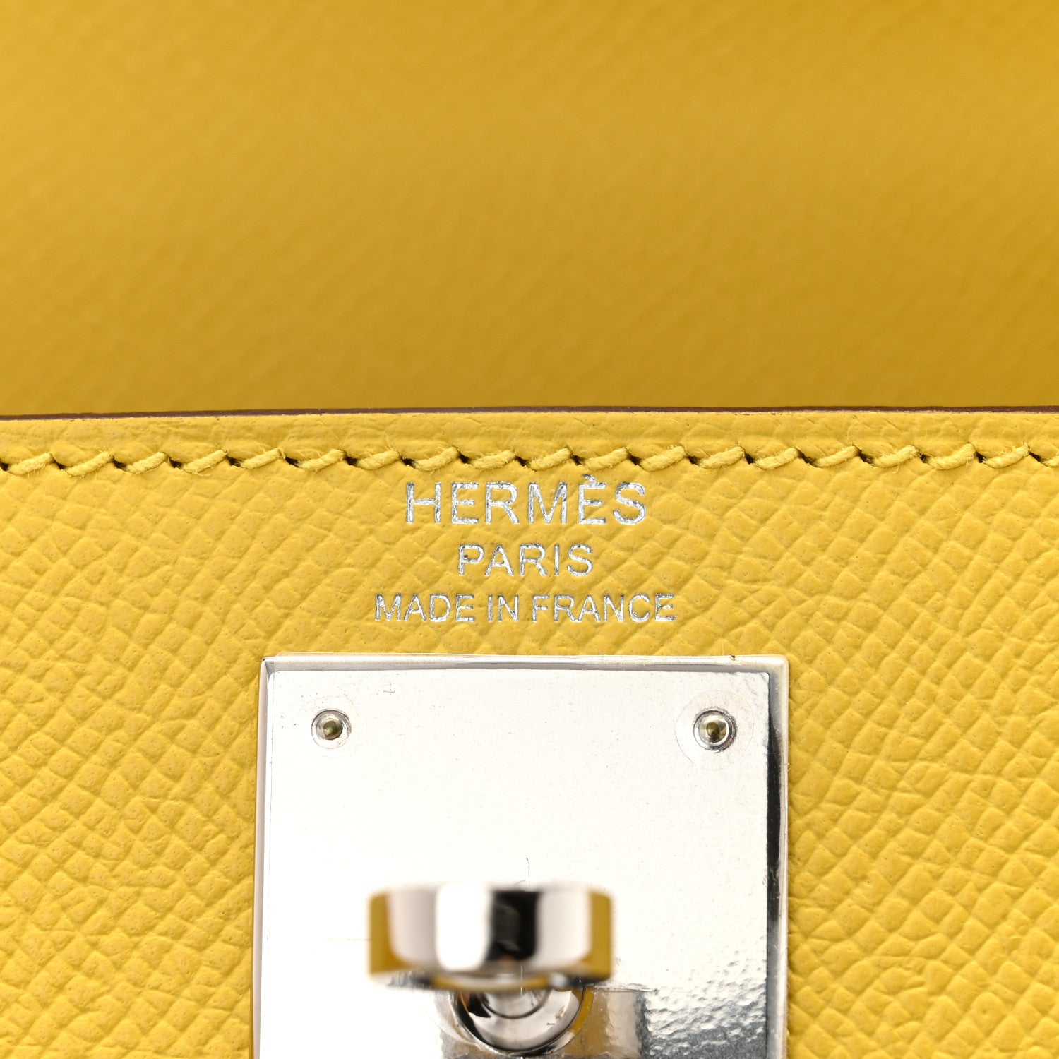 Hermes Epsom Kelly Sellier 28 Jaune De Naples 6 of 12