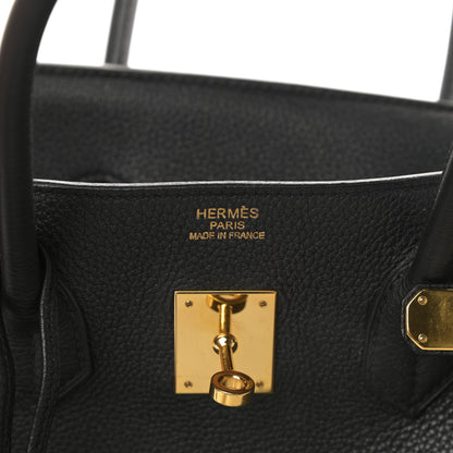 Hermes Togo Birkin 35 Black 6 of 14
