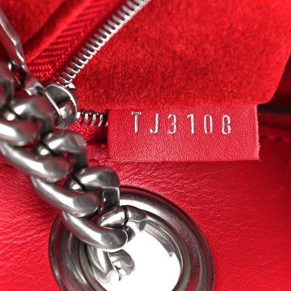 Louis Vuitton Calfskin New Wave Chain Tote Ecarlate 6 of 11