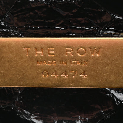 The Row Snakeskin Edith Bag Black 6 of 9