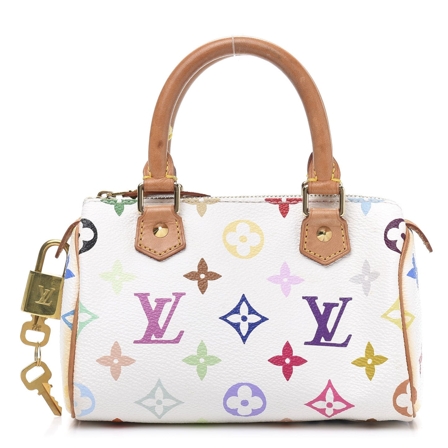 Monogram Multicolor Mini Sac HL Speedy White