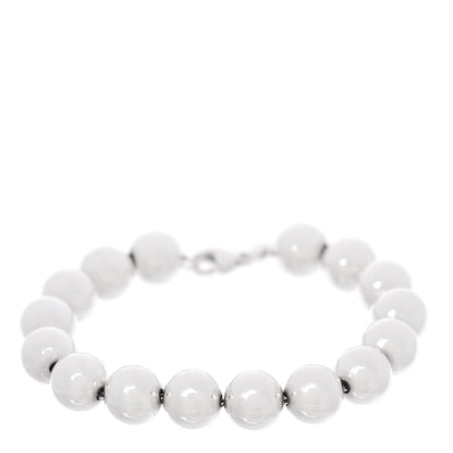Tiffany Sterling Silver 10mm HardWear Ball Bracelet 1 of 6