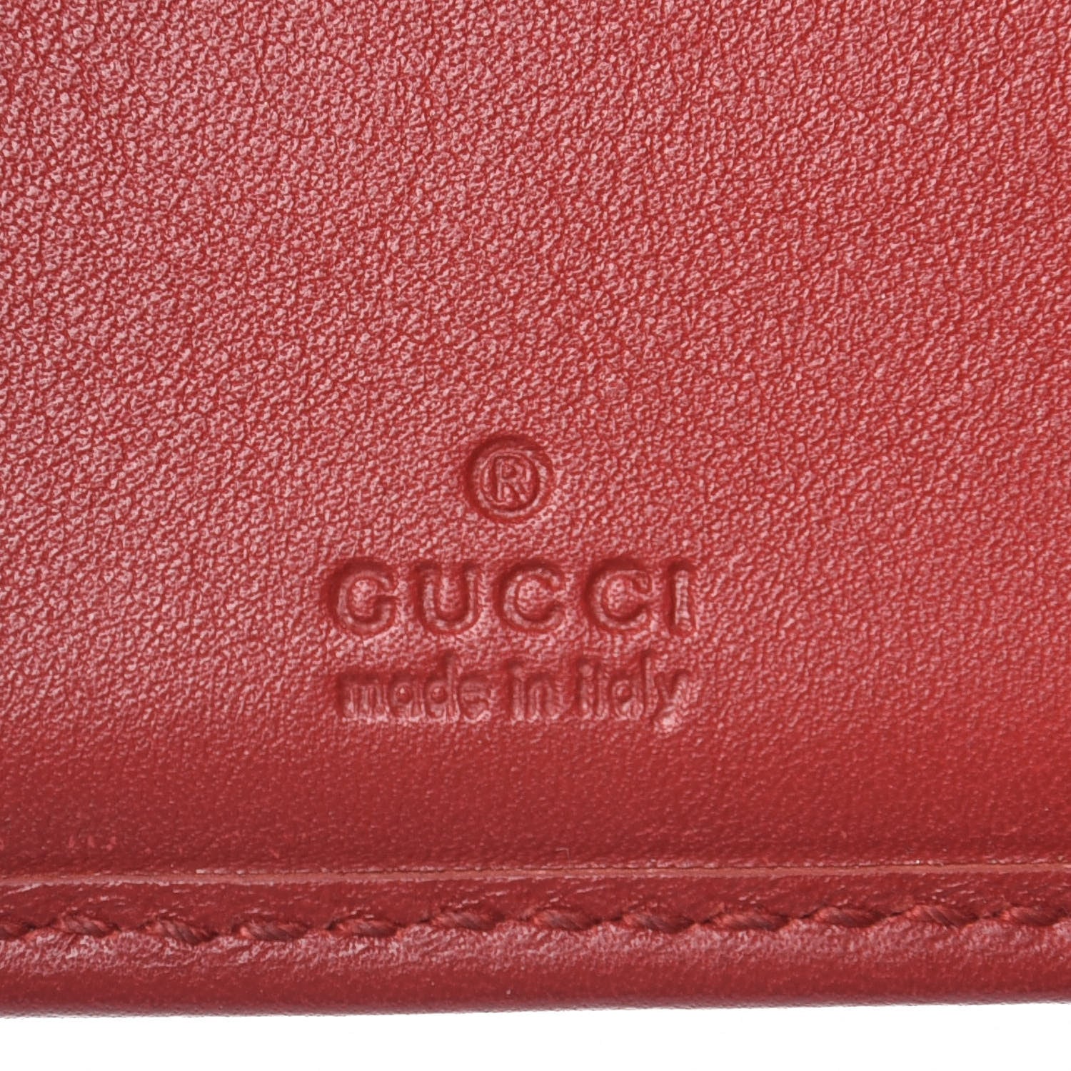 Gucci Calfskin Matelasse GG Marmont Wallet Hibiscus Red 6 of 12