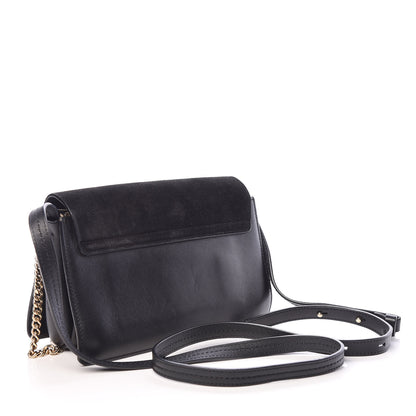 Chloe Suede Calfskin Small Faye Shoulder Bag Black 3 of 15