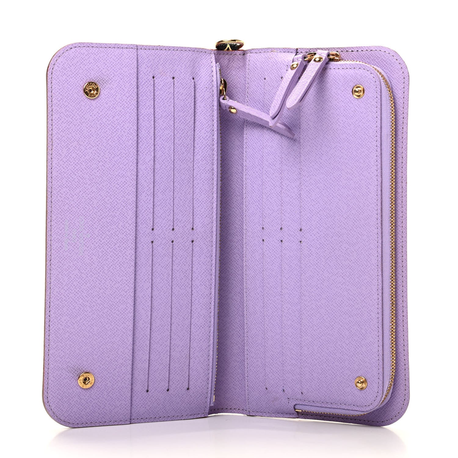 Louis Vuitton Monogram Multicolor Insolite Wallet Black Violet 5 of 8