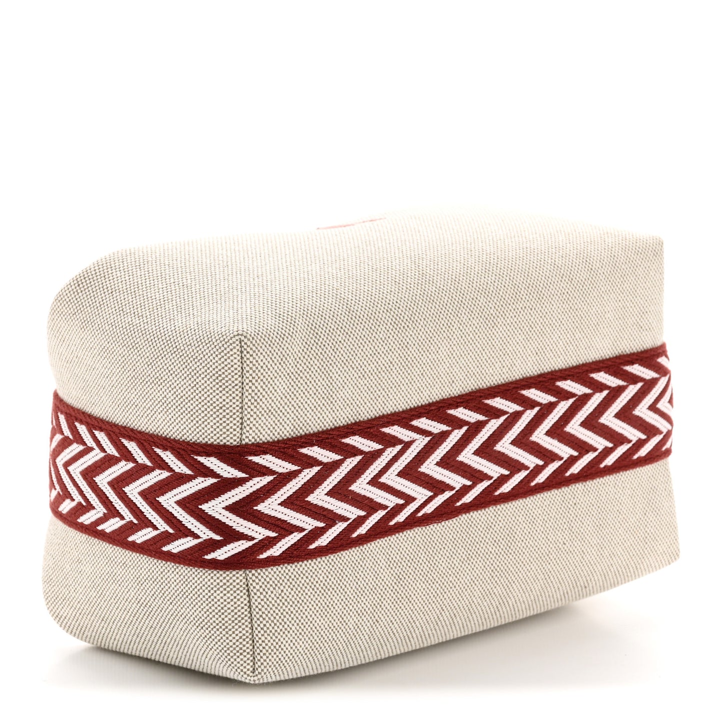 Canvas Small Bride-A-Brac Pouch Natural Rouge H