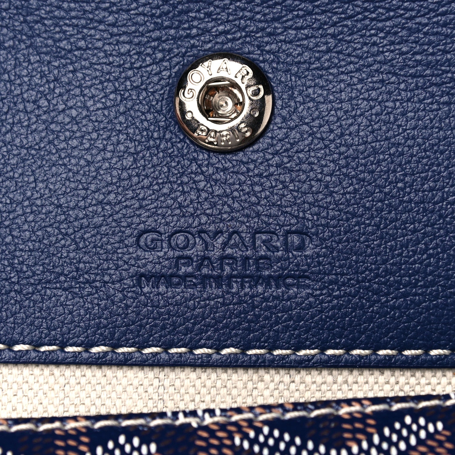Goyard Goyardine Reversible Anjou PM Navy 7 of 15