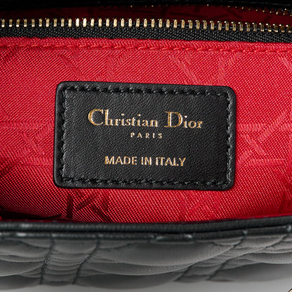 Christian Dior Lambskin Cannage Small My ABCDior Lady Dior Black 6 of 11