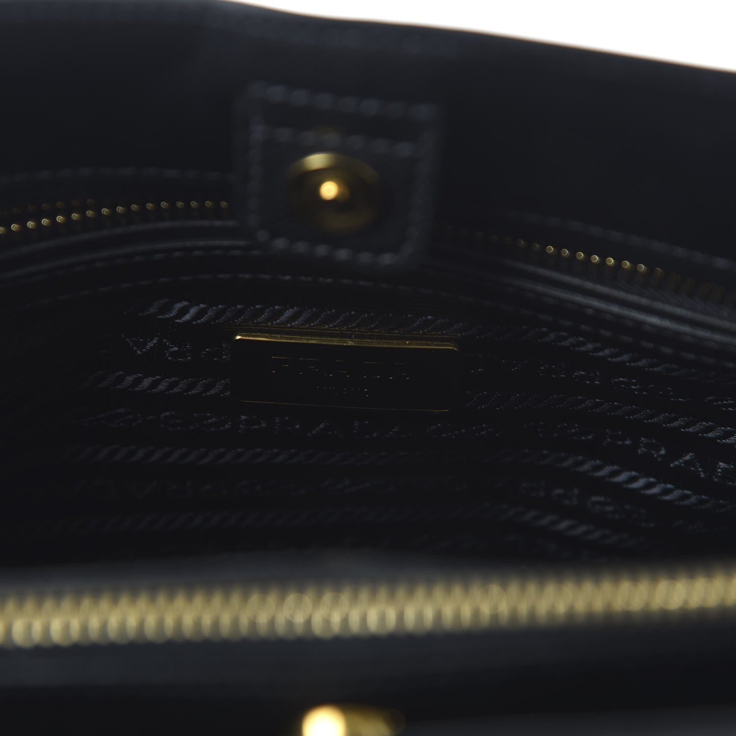 Prada Saffiano Lux Medium Tote Black 9 of 10