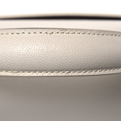 Saint Laurent Grain de Poudre Medium Classic Monogram Cassandra Top Handle Crema Soft Rouge Legion 18 of 20