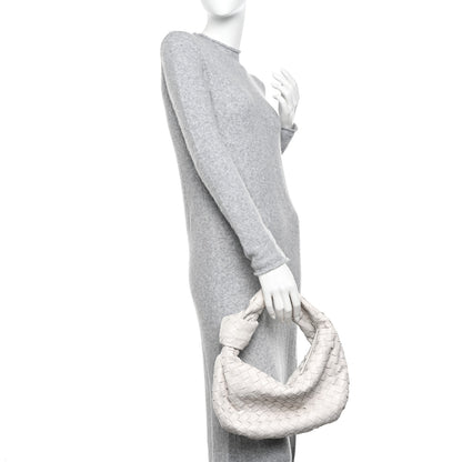 Bottega Veneta Nappa Intrecciato Teen Jodie Hobo White 2 of 9