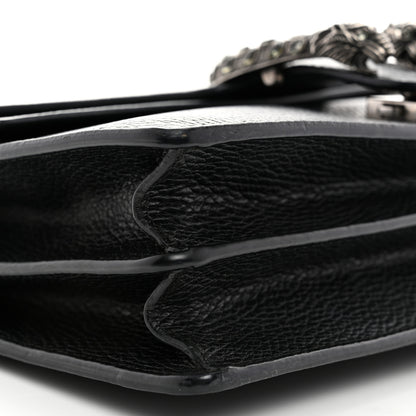 Gucci Pebbled Calfskin Small Dionysus Shoulder Bag Black 9 of 10