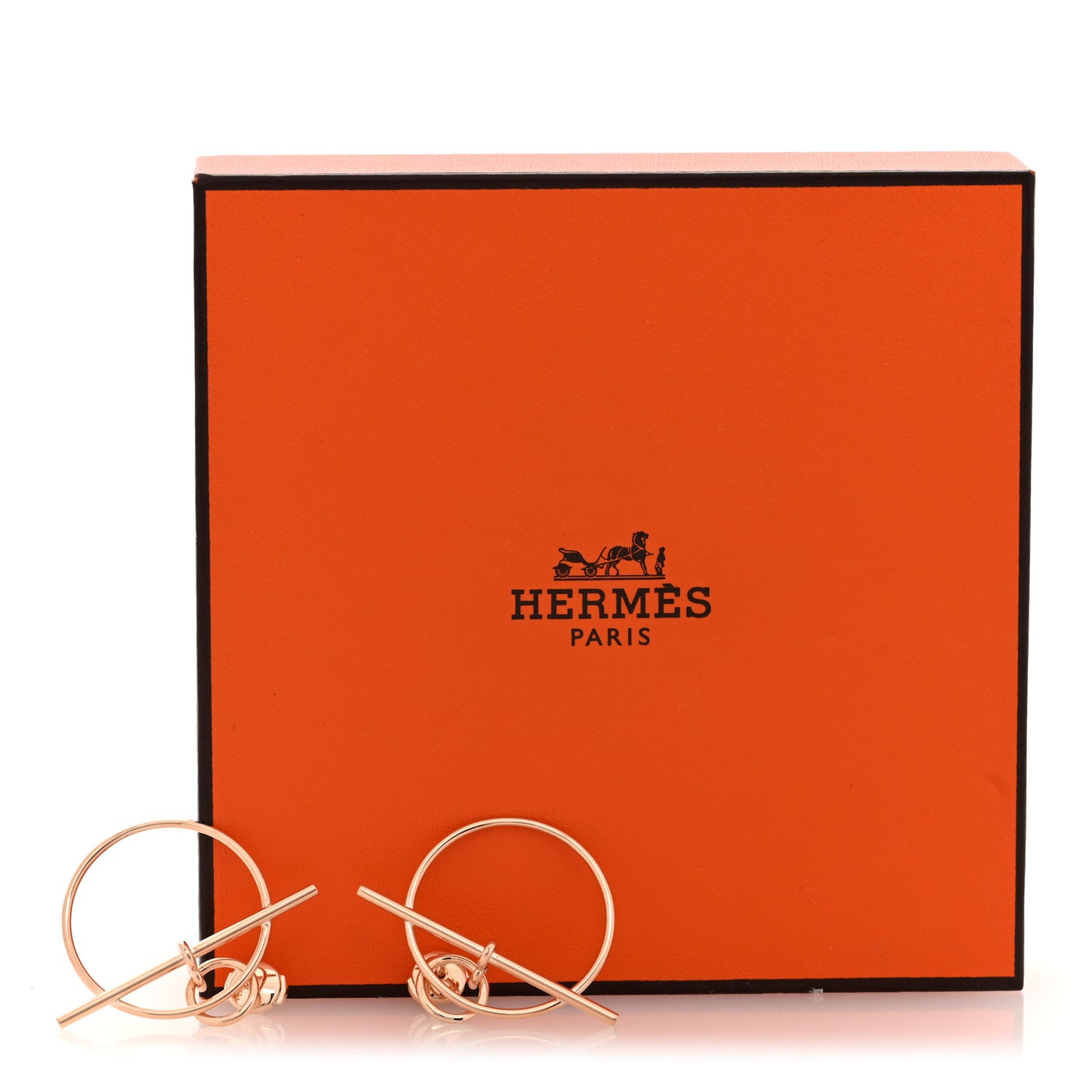 18K Rose Gold PM Loop Earrings