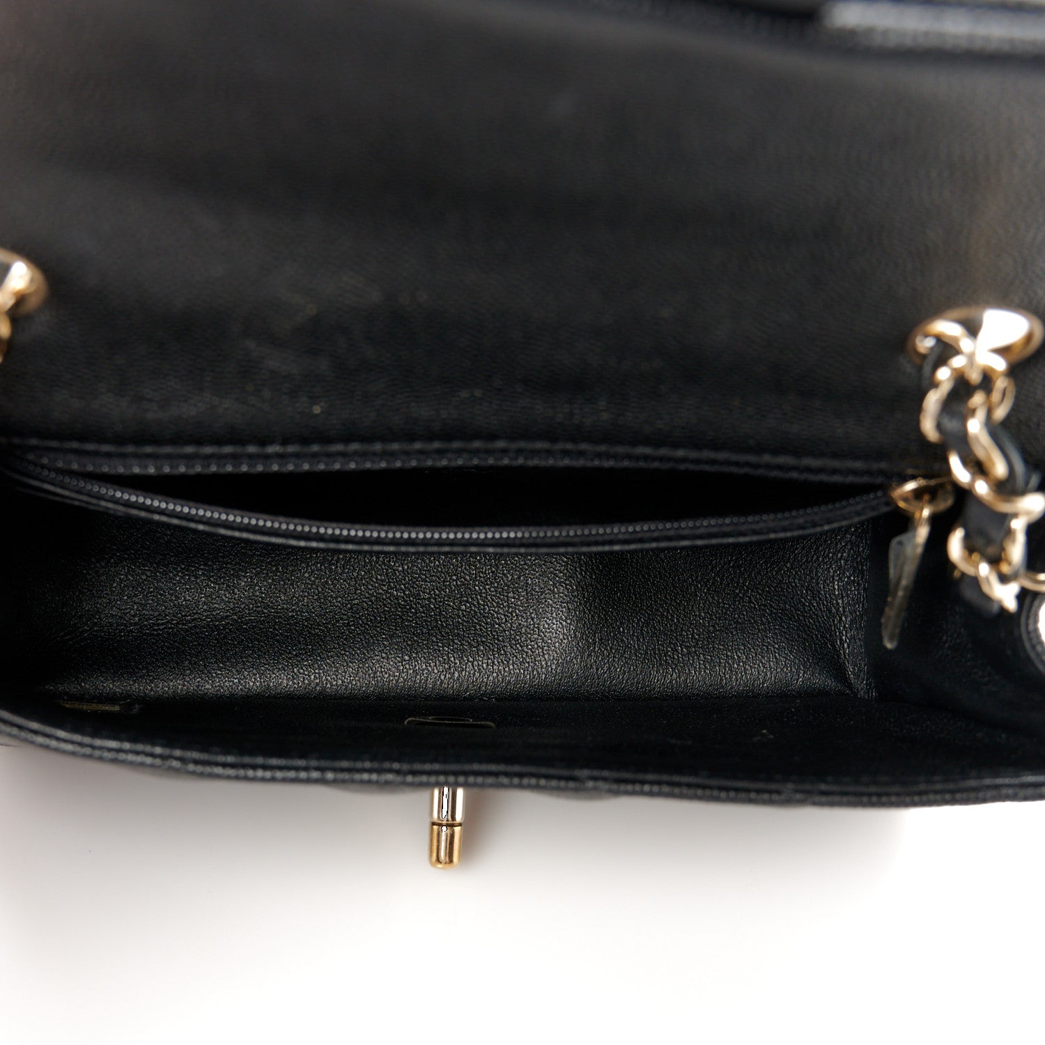 Chanel Caviar Quilted Mini Rectangular Flap Black 5 of 12